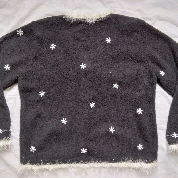 Design Options By Philip & Jane Gordon Reindeer Christmas Sweater Size Medium - Picture 14 of 14